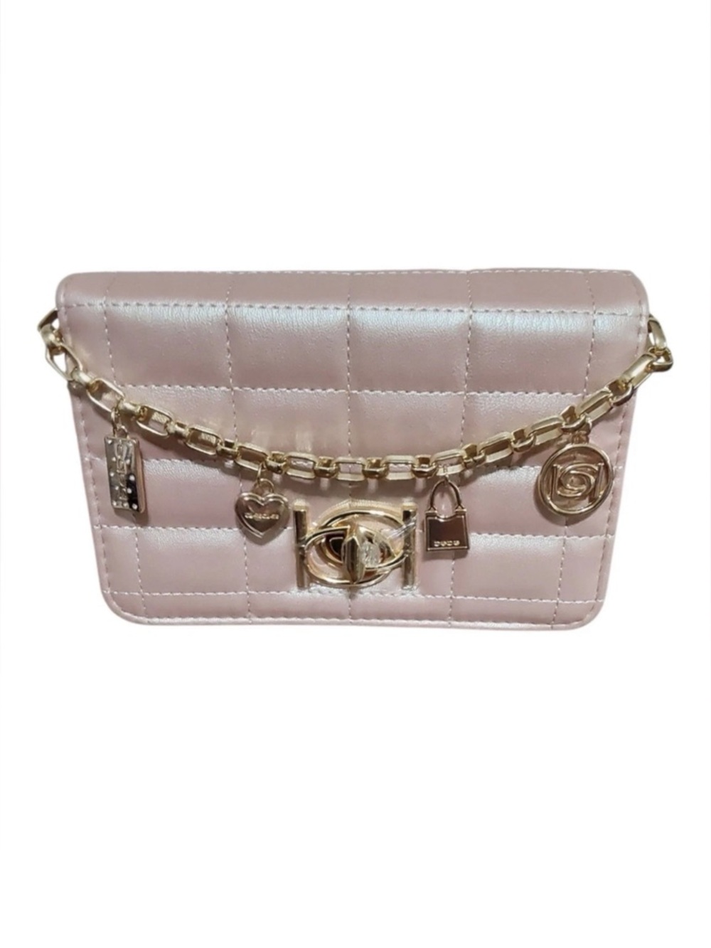 Bebe Jacari Cross Body- Iridescent Mauve
